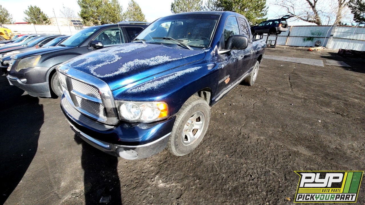 2002 DODGE RAM 1500 available for parts
