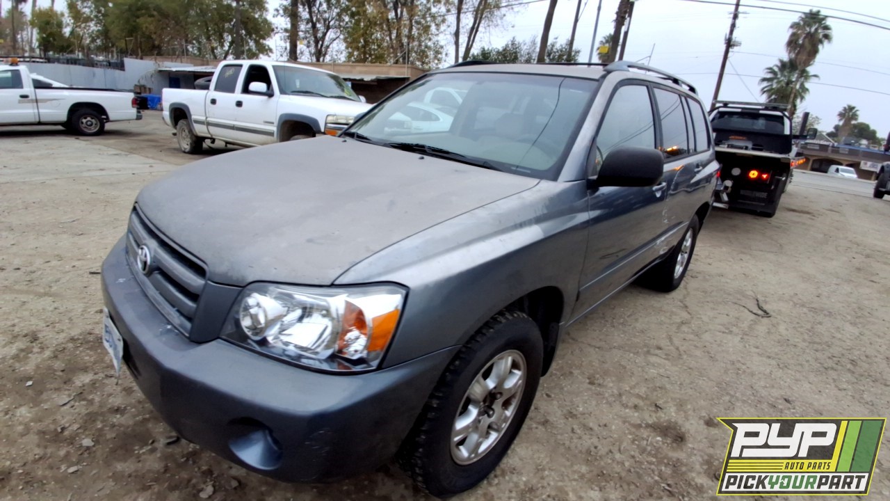 2006 TOYOTA HIGHLANDER partes disponibles
