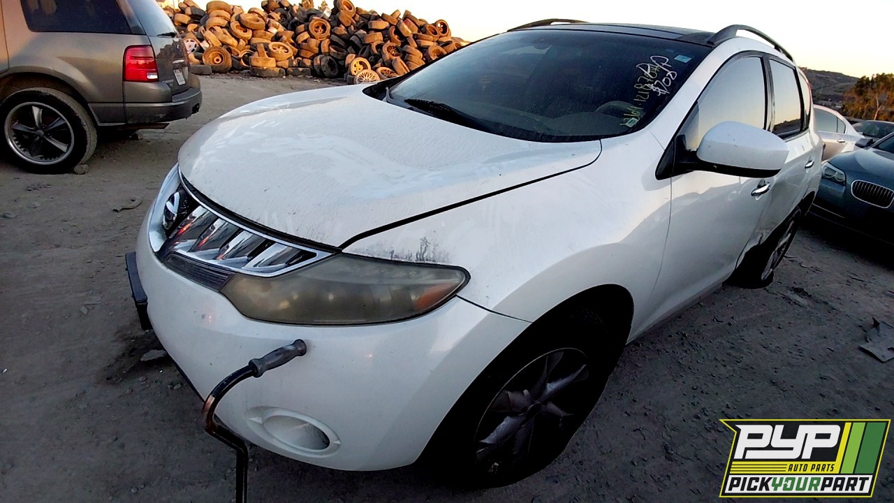 2009 NISSAN MURANO partes disponibles