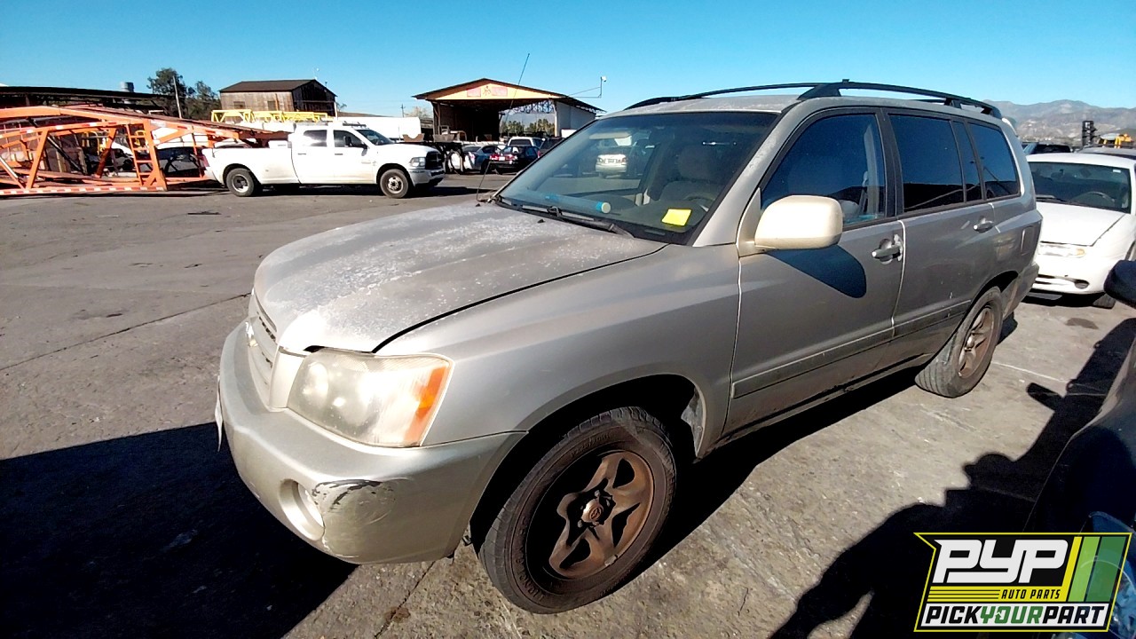 2002 TOYOTA HIGHLANDER partes disponibles