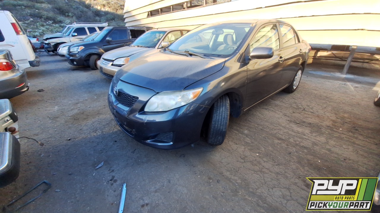 2009 TOYOTA COROLLA partes disponibles