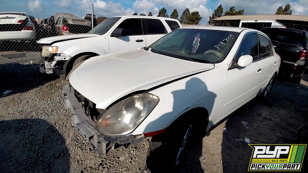 2004 INFINITI G35 partes disponibles