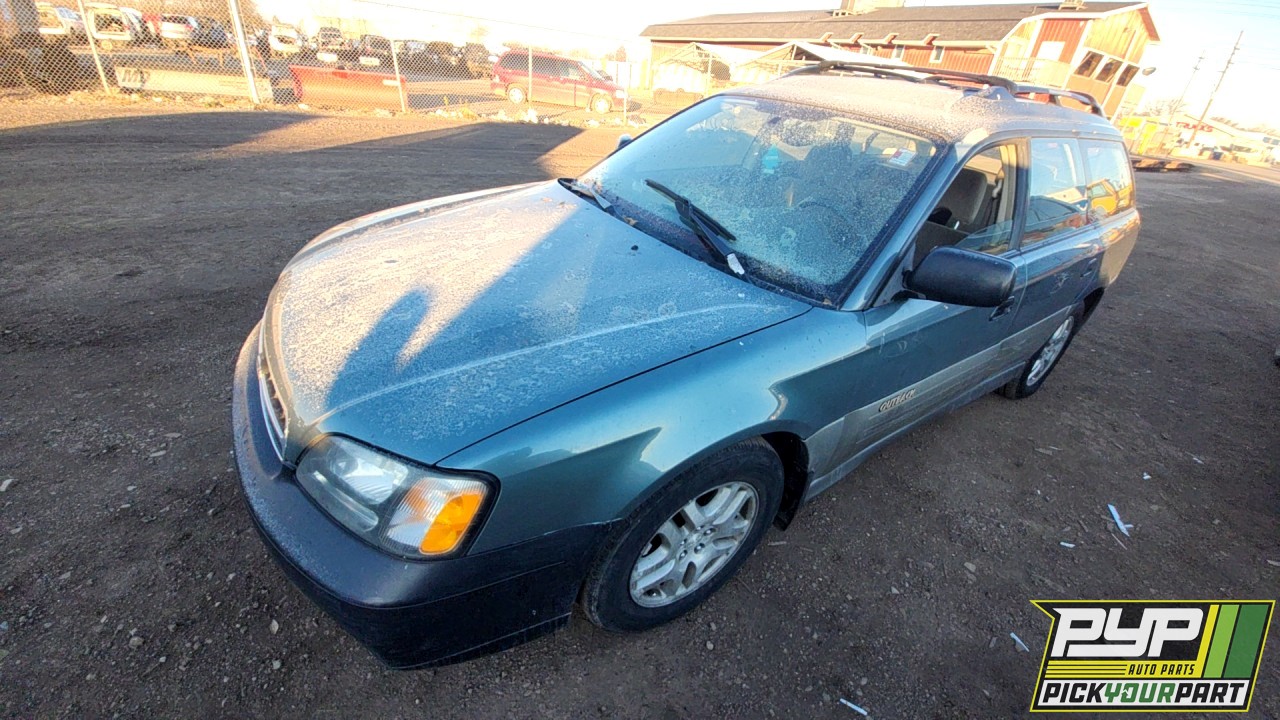 2002 SUBARU OUTBACK partes disponibles