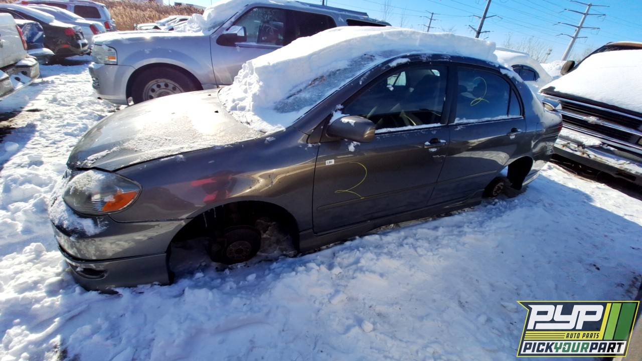 2007 TOYOTA COROLLA partes disponibles