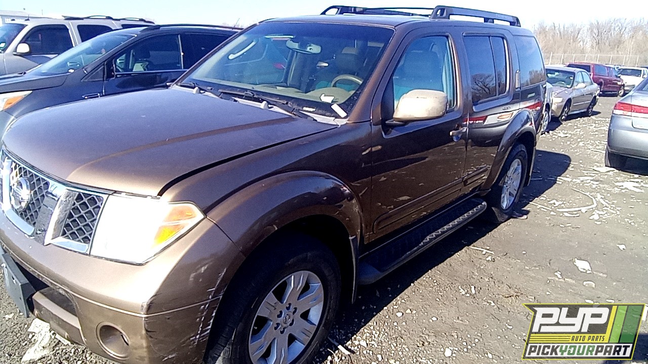 2005 NISSAN PATHFINDER partes disponibles