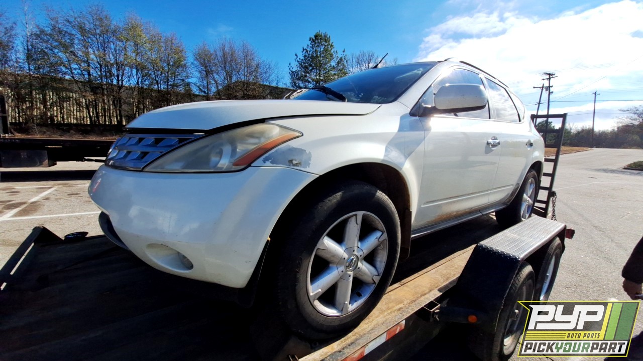 2003 NISSAN MURANO partes disponibles