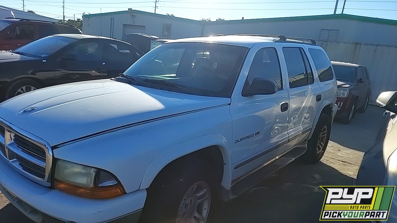 2001 DODGE DURANGO partes disponibles