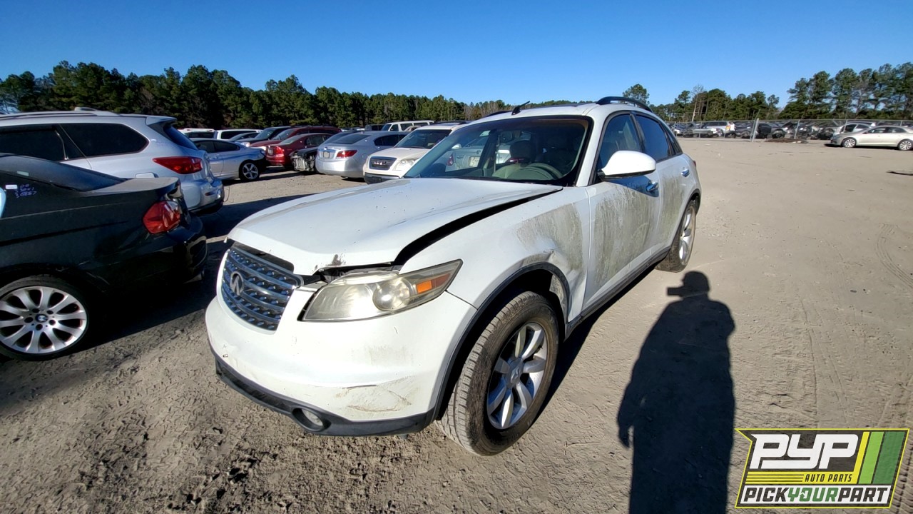 2005 INFINITI FX35 partes disponibles
