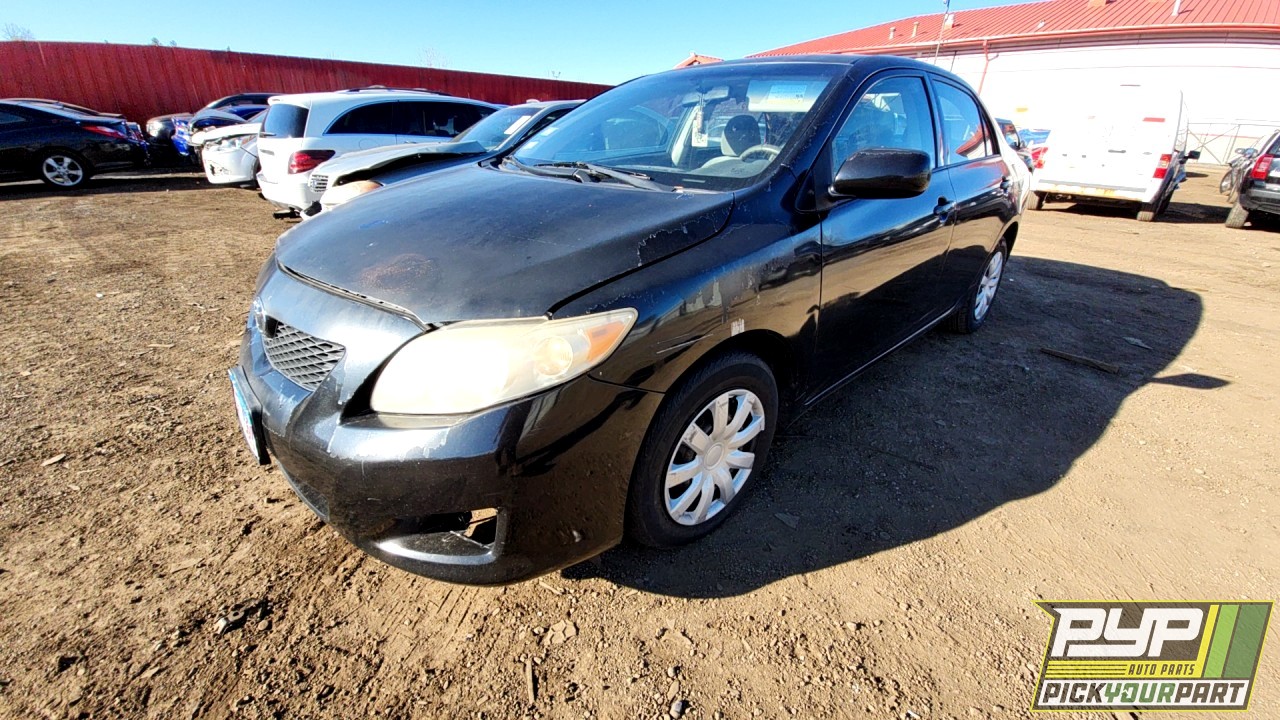 2009 TOYOTA COROLLA partes disponibles