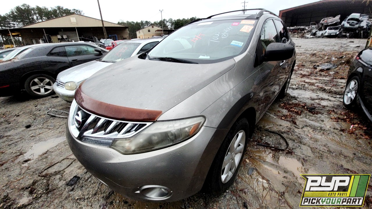 2009 NISSAN MURANO partes disponibles