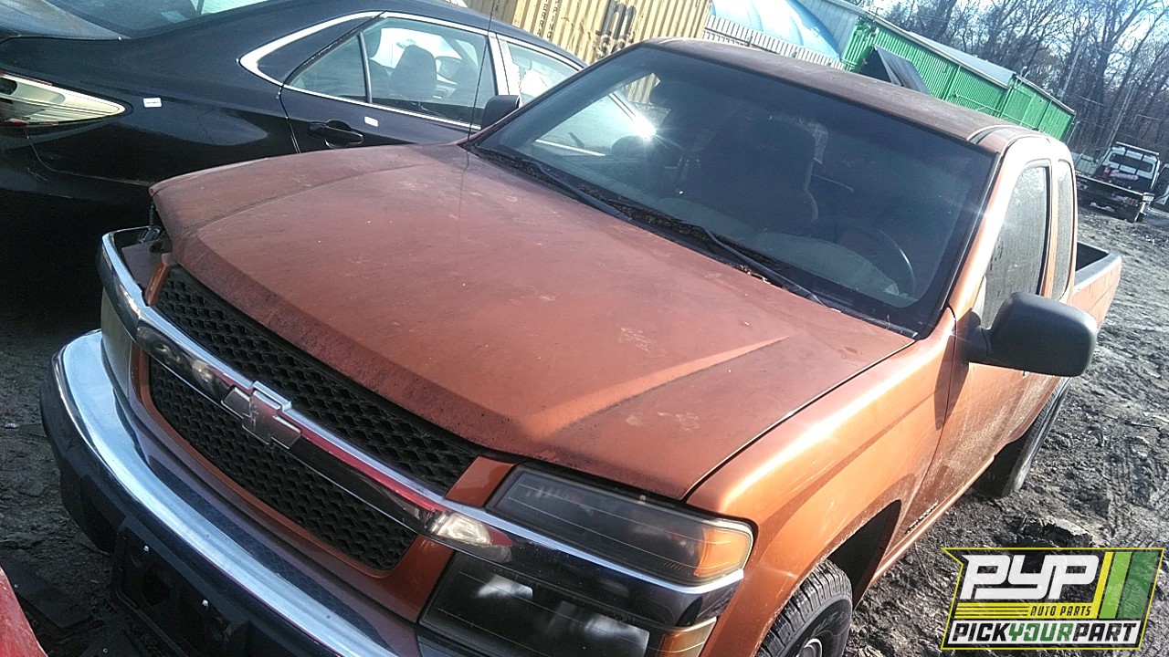 2004 CHEVROLET COLORADO partes disponibles