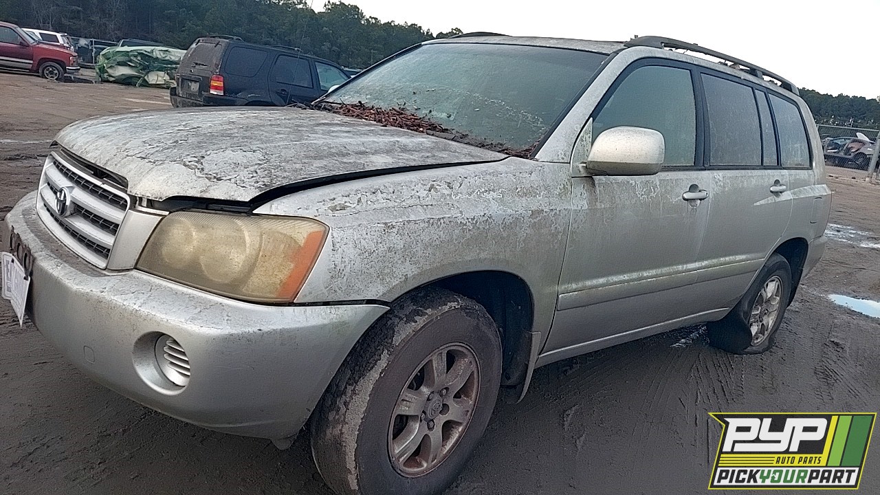 2001 TOYOTA HIGHLANDER available for parts