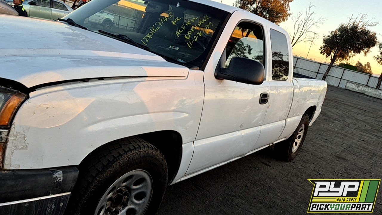 2005 CHEVROLET SILVERADO 1500 partes disponibles