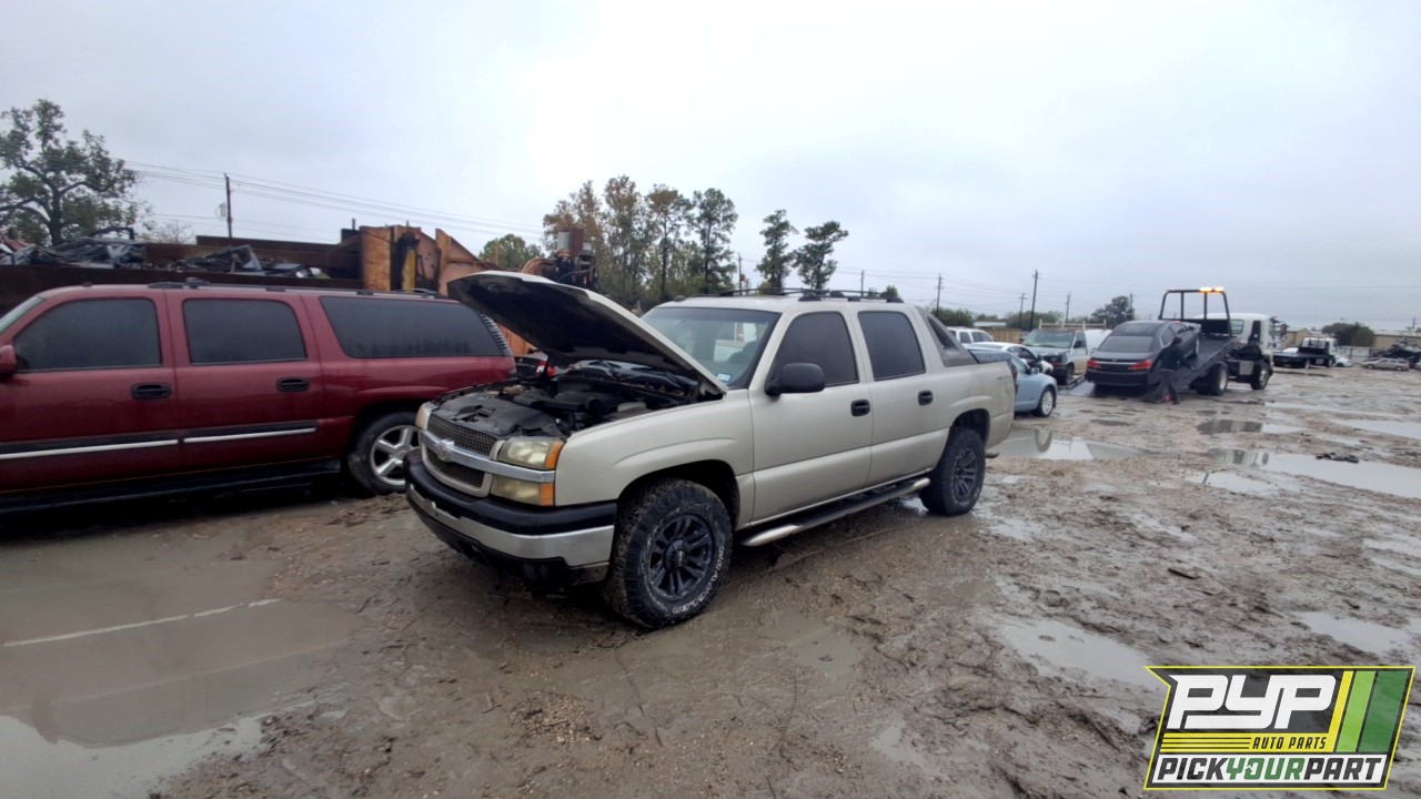 2004 CHEVROLET AVALANCHE 1500 partes disponibles