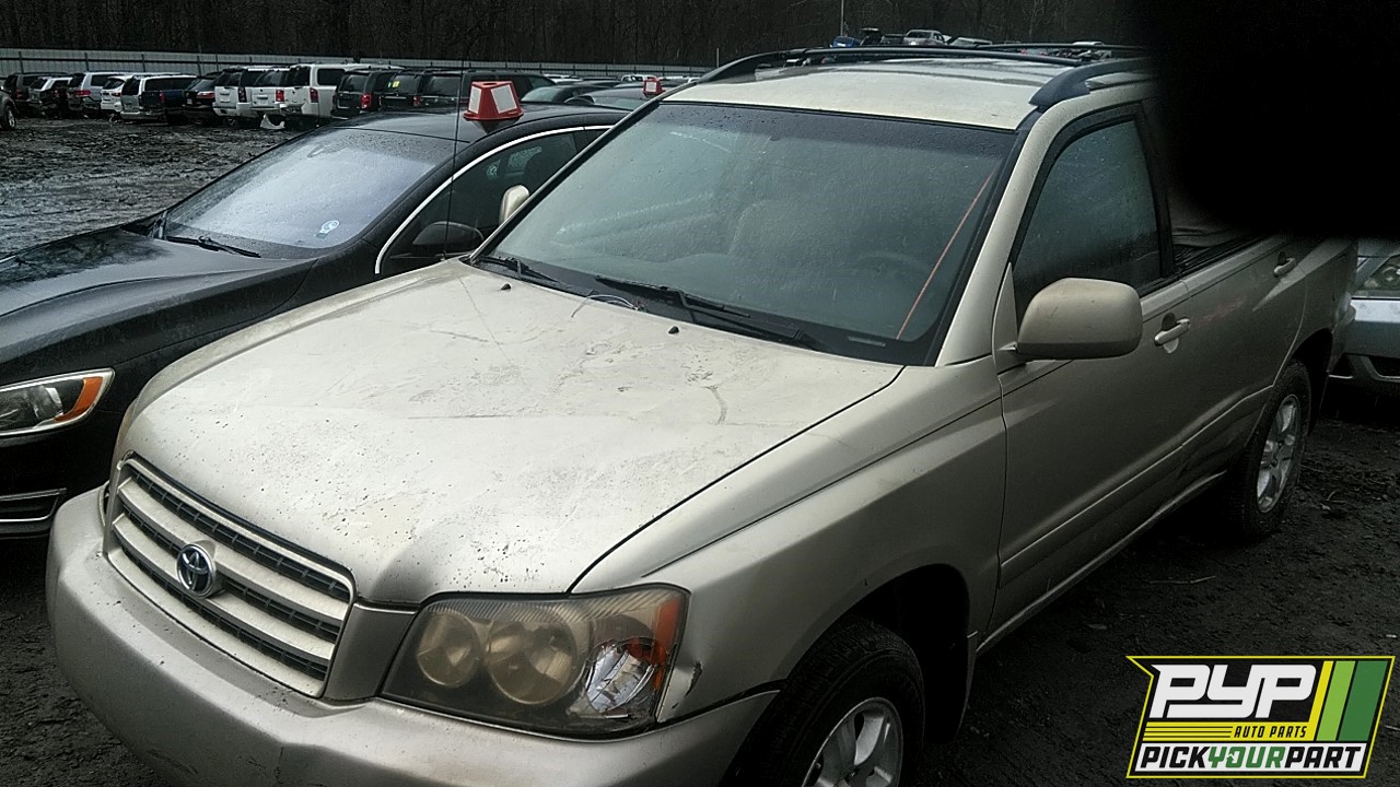 2003 TOYOTA HIGHLANDER partes disponibles