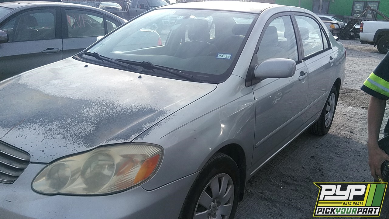 2003 TOYOTA COROLLA available for parts