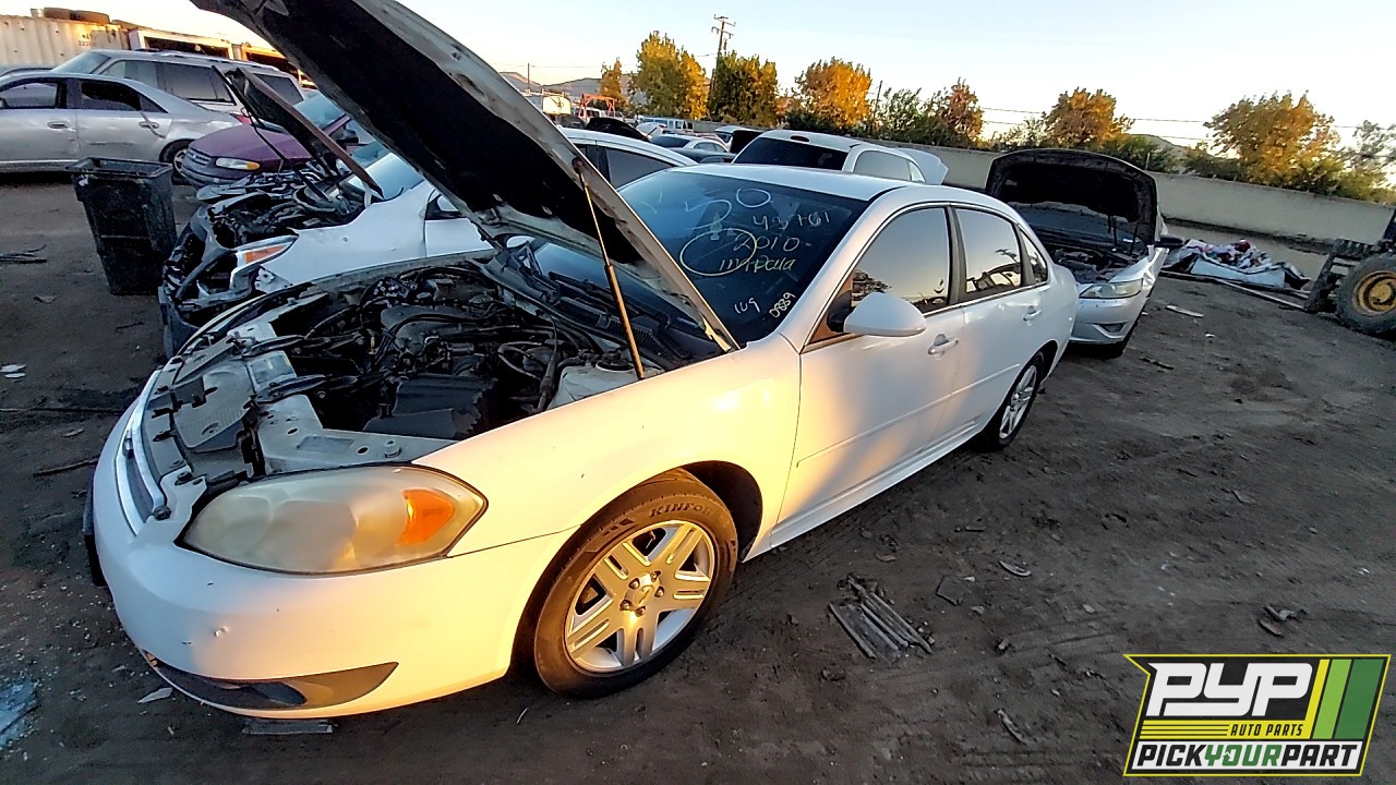 2010 CHEVROLET IMPALA partes disponibles