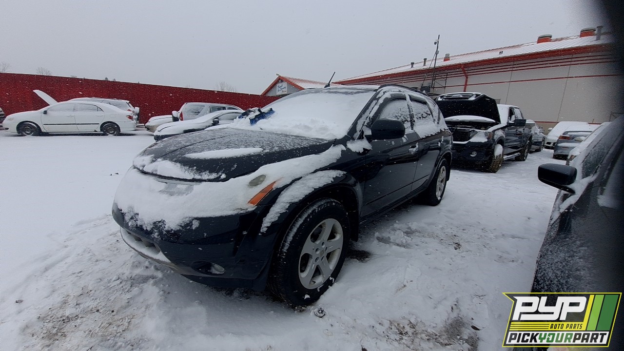 2003 NISSAN MURANO partes disponibles