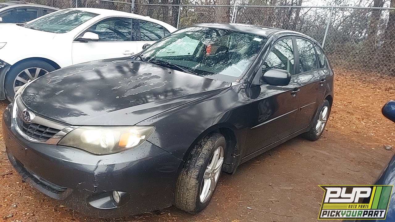 2009 SUBARU IMPREZA partes disponibles
