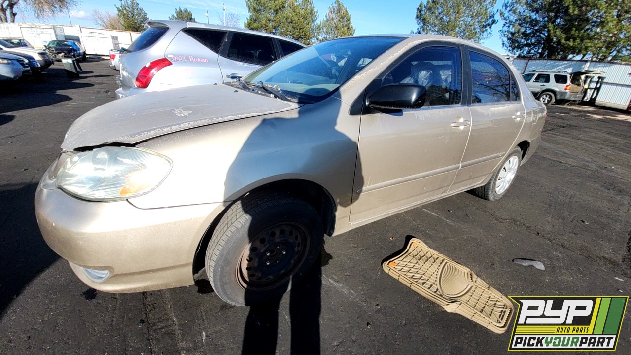2004 TOYOTA COROLLA partes disponibles