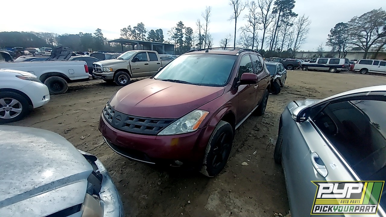 2005 NISSAN MURANO partes disponibles