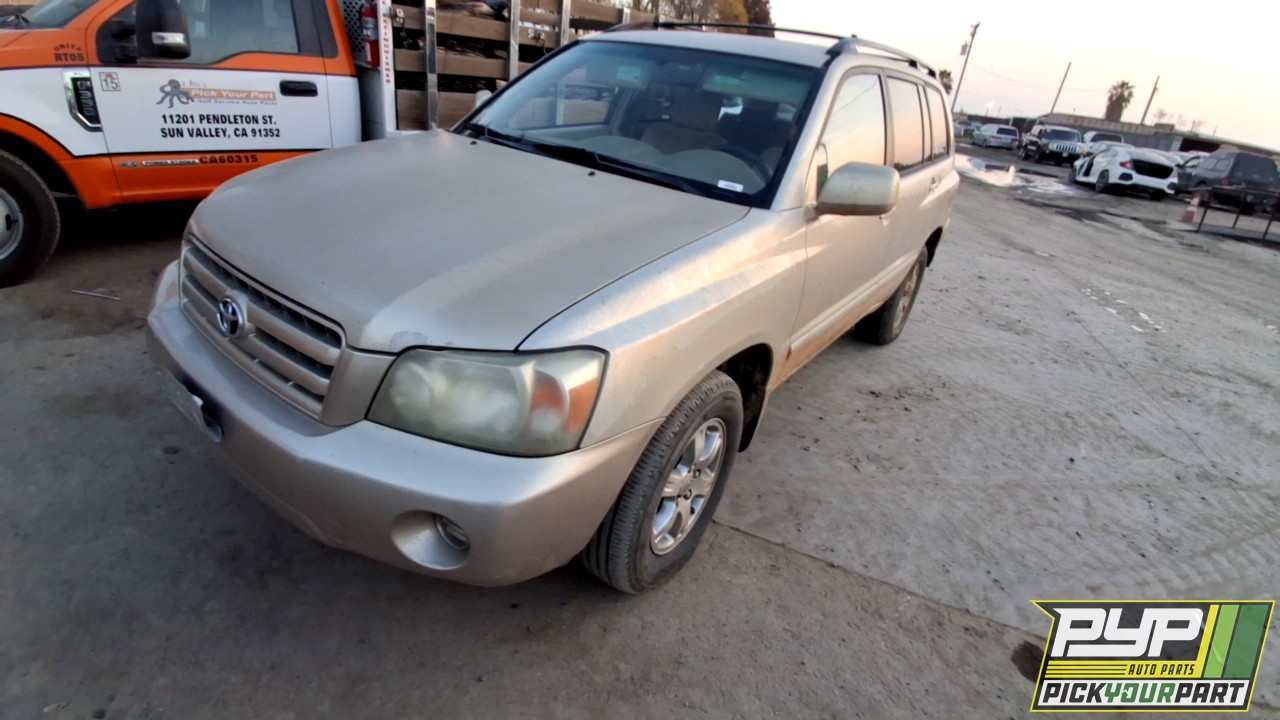 2006 TOYOTA HIGHLANDER partes disponibles