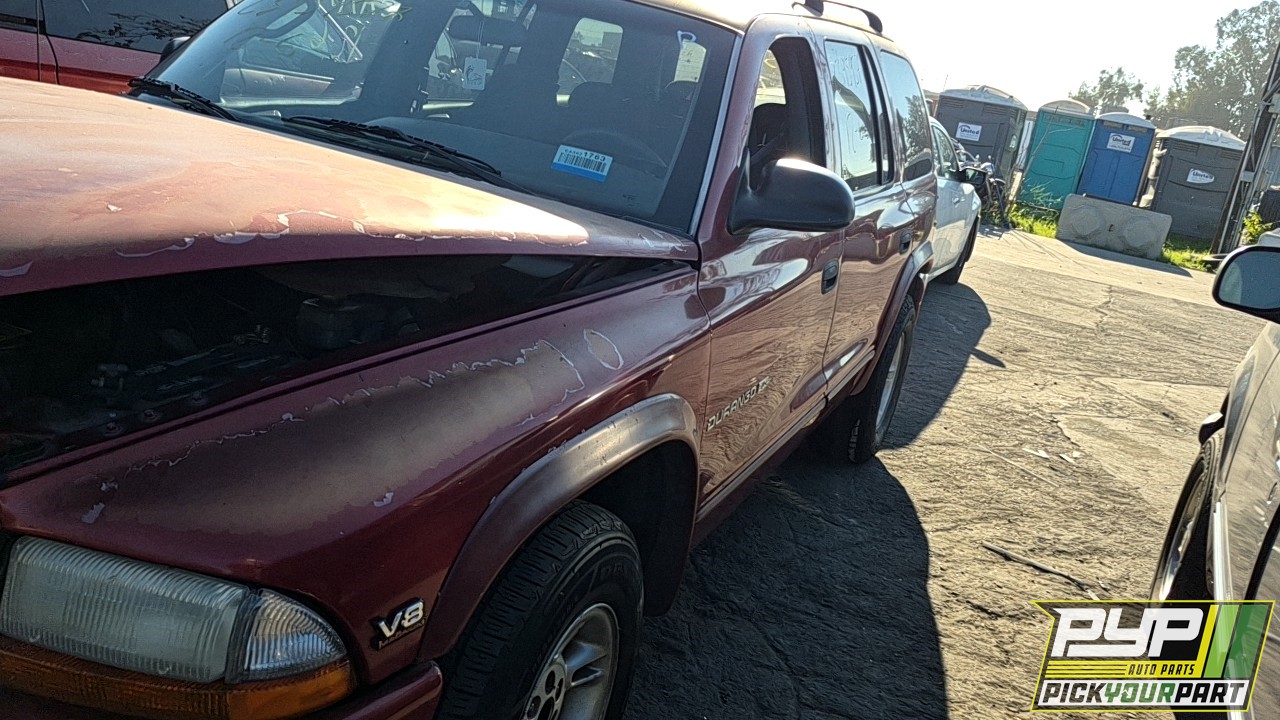 2000 DODGE DURANGO partes disponibles