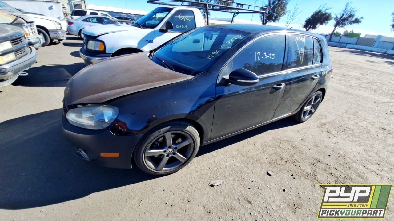 2012 VOLKSWAGEN GOLF partes disponibles