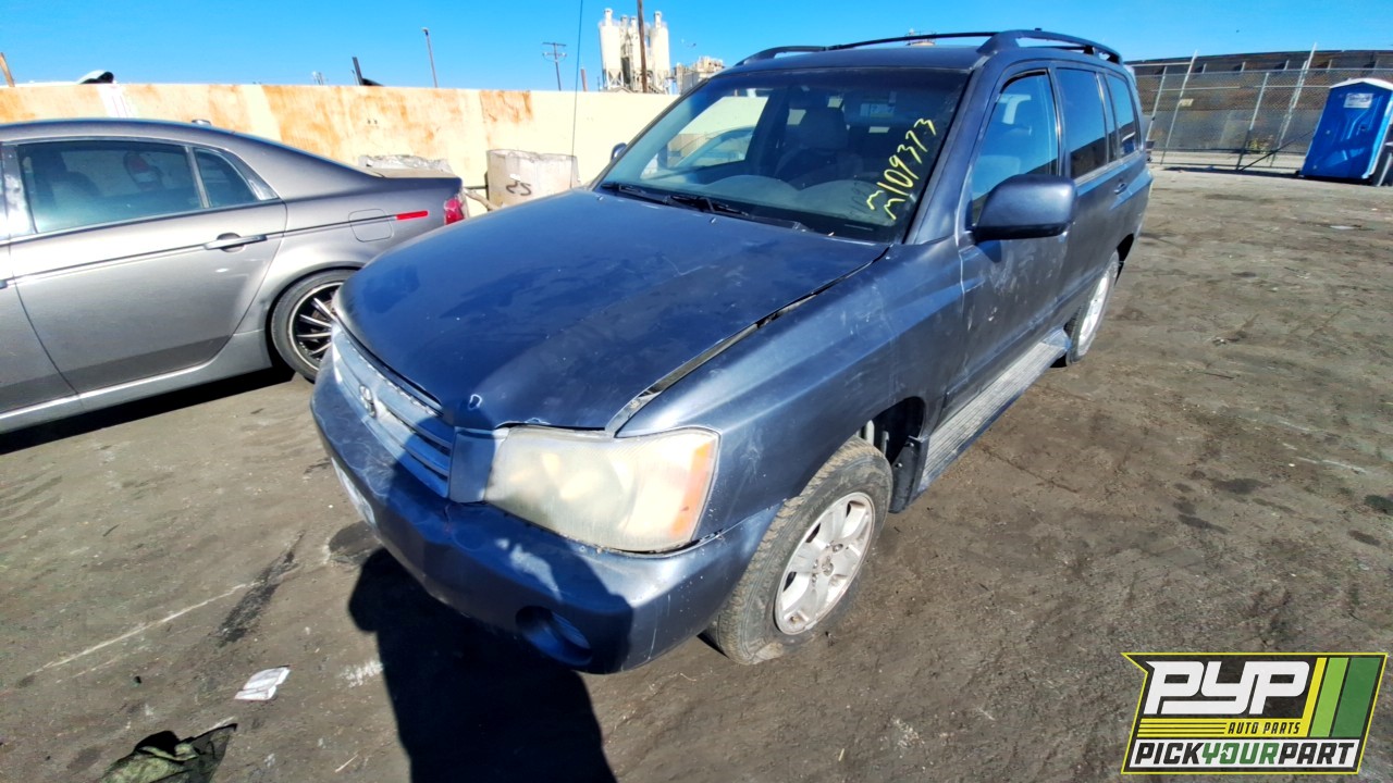 2003 TOYOTA HIGHLANDER partes disponibles