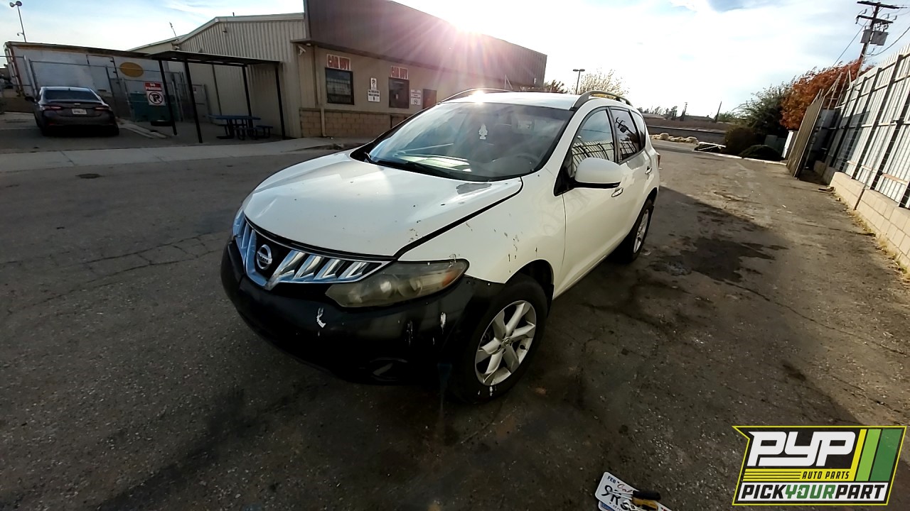 2009 NISSAN MURANO partes disponibles