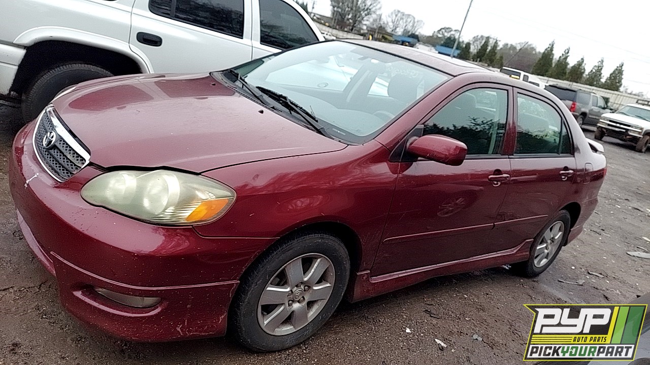 2007 TOYOTA COROLLA partes disponibles