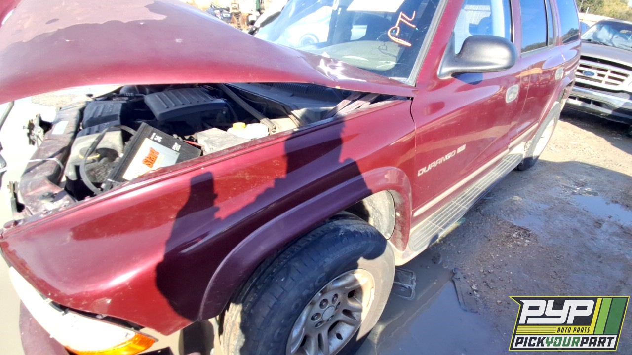 2001 DODGE DURANGO partes disponibles