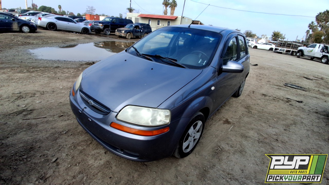 2007 CHEVROLET AVEO5 partes disponibles