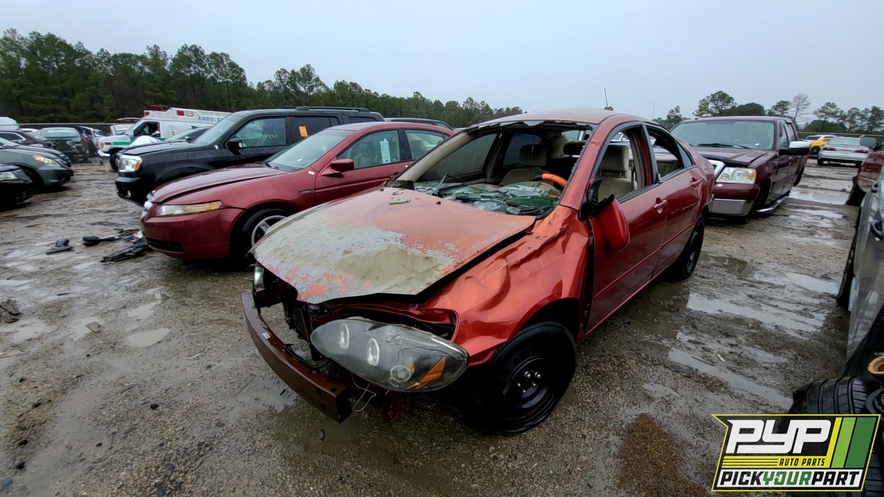 2007 TOYOTA COROLLA available for parts