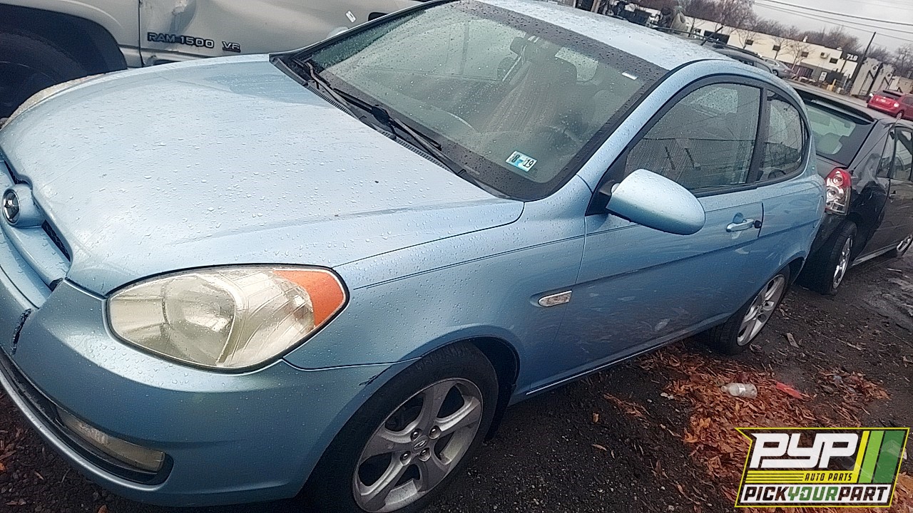 2007 HYUNDAI ACCENT partes disponibles