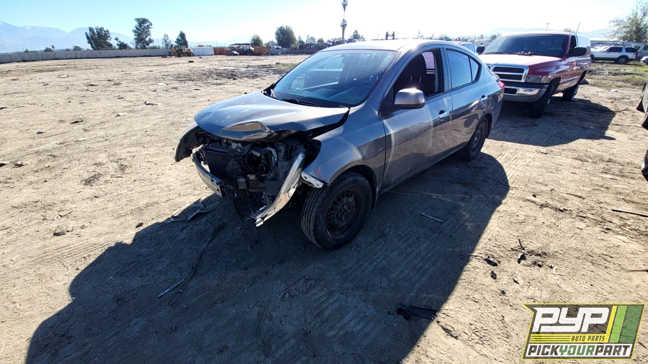 2012 NISSAN VERSA partes disponibles