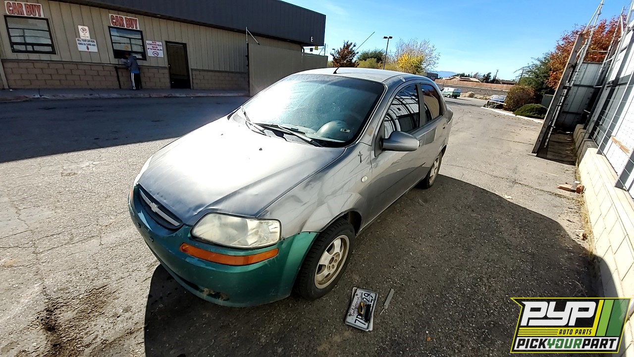 2006 CHEVROLET AVEO partes disponibles