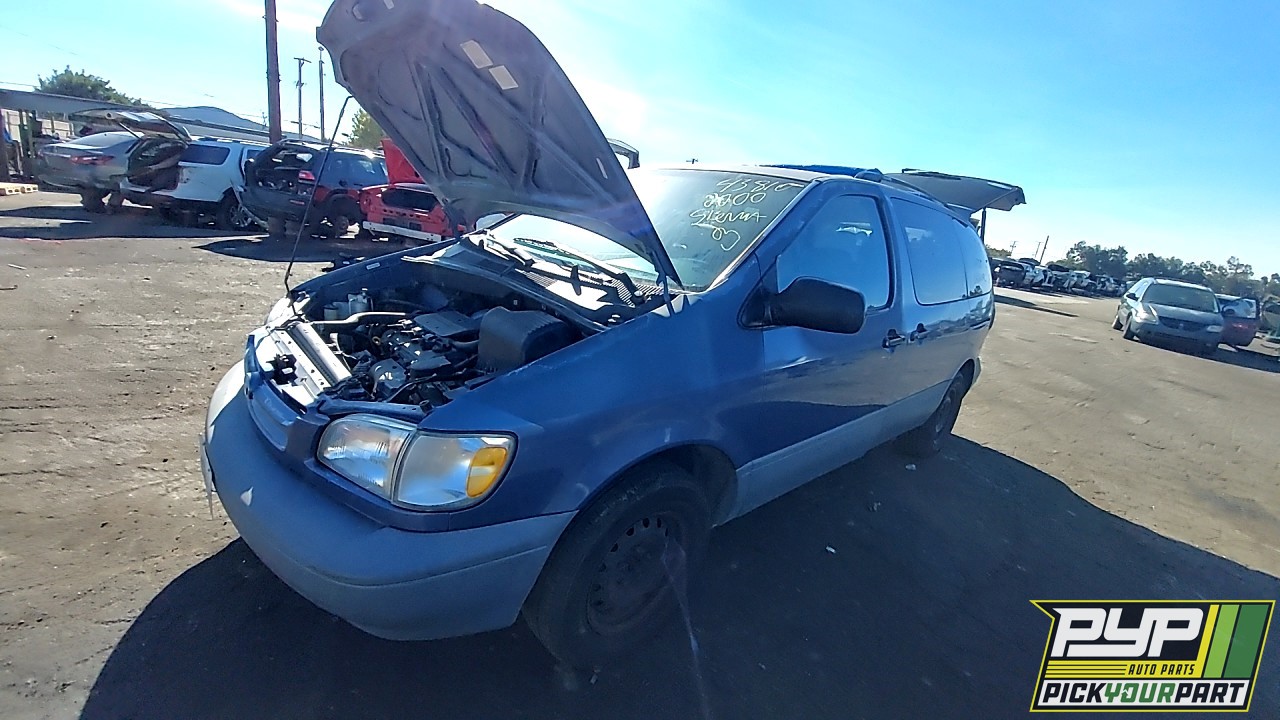 2000 TOYOTA SIENNA available for parts