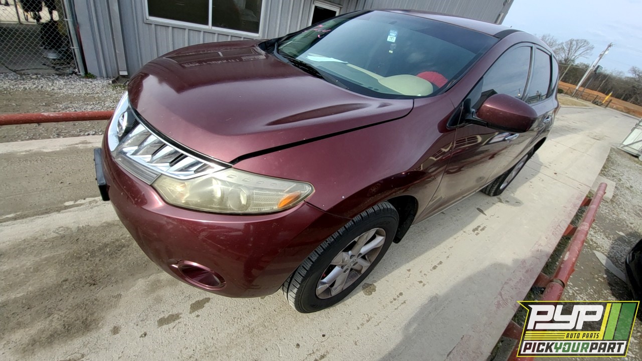 2009 NISSAN MURANO partes disponibles