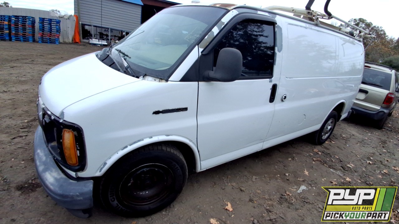 2001 CHEVROLET EXPRESS 2500 partes disponibles