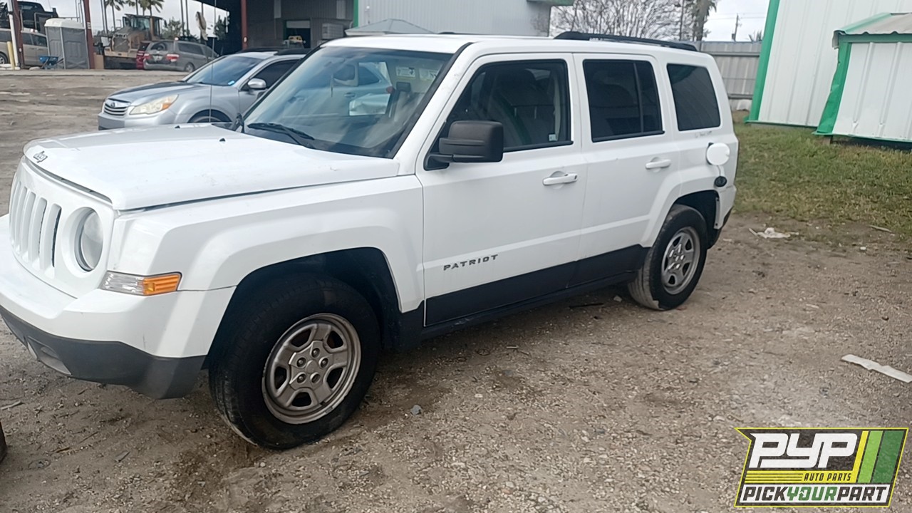 2016 JEEP PATRIOT available for parts