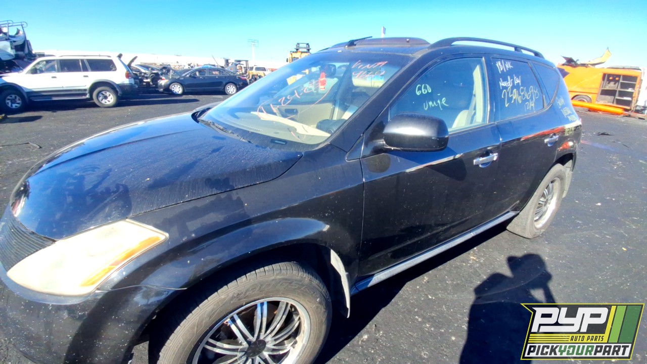 2004 NISSAN MURANO partes disponibles