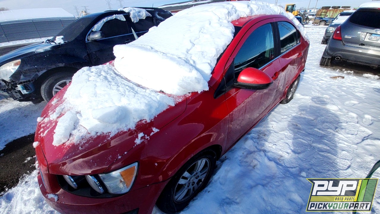 2012 CHEVROLET SONIC partes disponibles