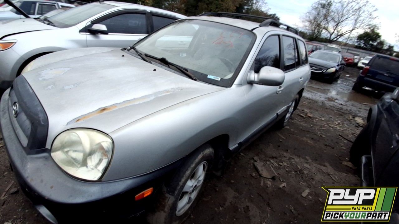 2006 HYUNDAI SANTA FE partes disponibles