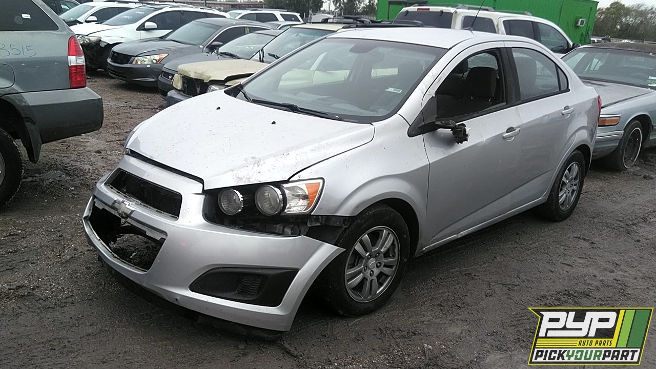 2012 CHEVROLET SONIC partes disponibles
