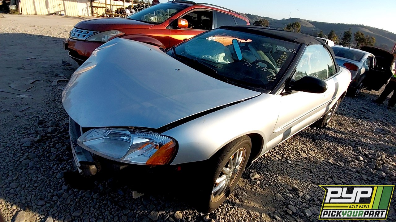 2002 CHRYSLER SEBRING partes disponibles