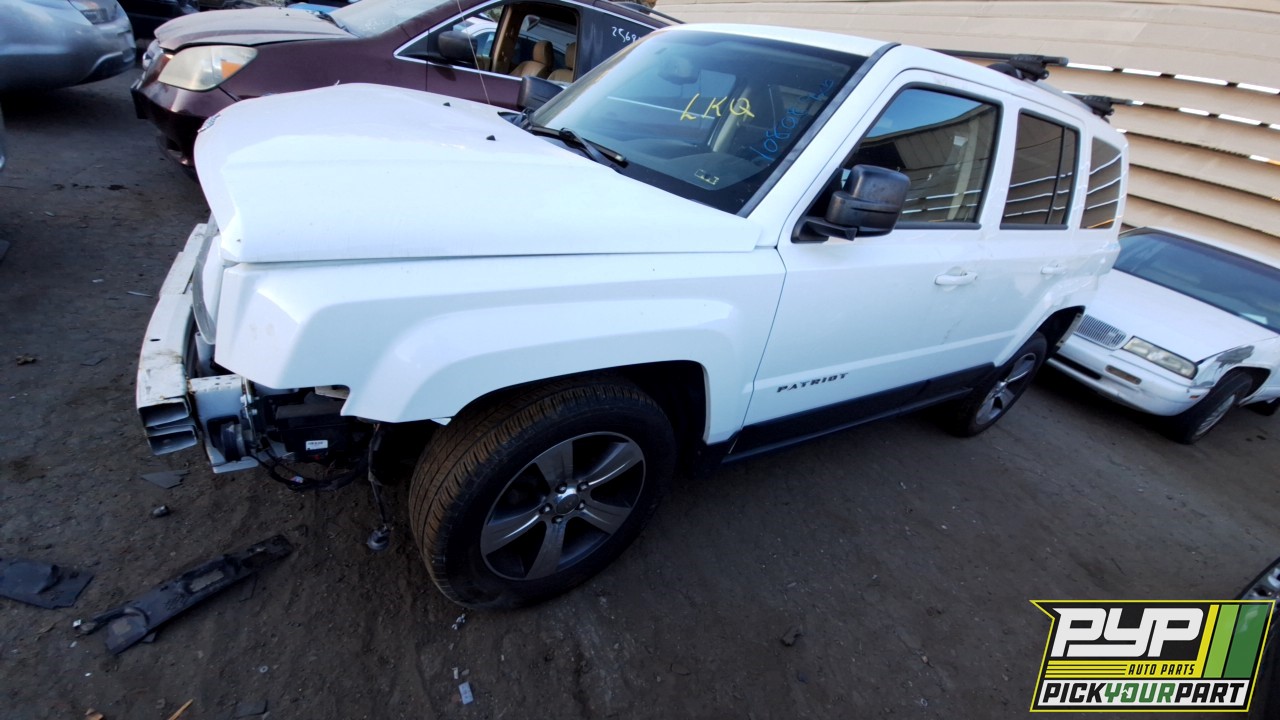 2016 JEEP PATRIOT available for parts