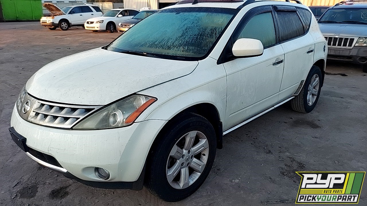 2006 NISSAN MURANO partes disponibles