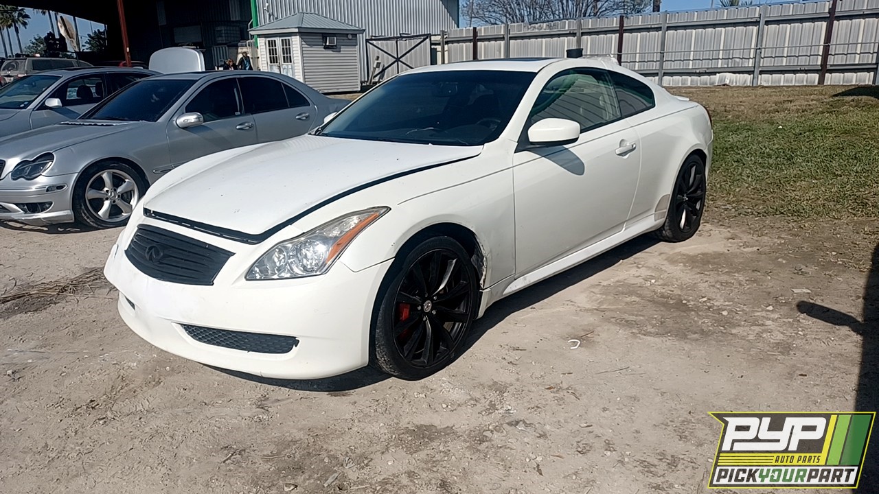 2008 INFINITI G37 partes disponibles