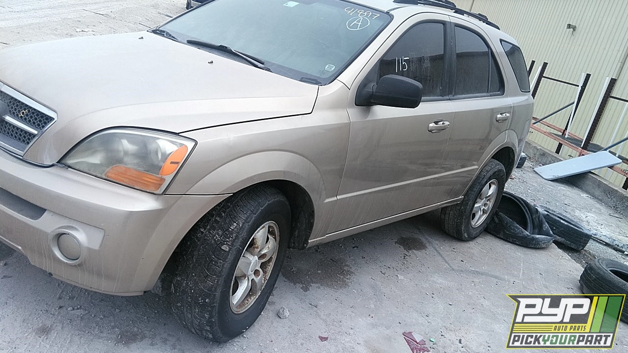 2007 KIA SORENTO partes disponibles